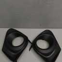 Front Fog Light Trim Set of 2 Compatible With 2011-2013 Toyota Corolla, Textured Black, Driver and Passenger Side