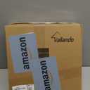 Vailando 6-Shelf Hanging Closet Organizer, 2 Separable 3-Shelf Hanging Shelves with 3 Drawers for Wardrobe, Nursery, Baby Clothes Organization and Storage (Silver Gray)