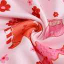 Mioglrie Toddler Baby Girl Clothes Fall Winter Sweatsuit Newborn Sweatshirt Sweat Pant Sets Outfits Infant Girls Clothing (6-12 Months, Pink Christmas)