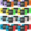 DOEA 20 Pack Video Game Keychain Party Favors,Arcade Video Game Keychain,Classroom Prizes, Carnival Prizes,Treasure Box Toys Goodies Bags Stuffer