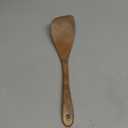 Wooden Spatula Nonstick Turner Acacia Wood, Right Long Handle Flat Frying Spatulas Handmade for Mother Wife Grandma Her Kitchen Gift, Ideal Cookware Utensils for Cooking Eggs, Fish, Pancakes (12 Inch, Brown)