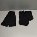 Citystl Opaque Black Tights for Women, 80D Tummy Compression Plus Size Tights, Control Top Microfiber Pantyhose for women (XX-Large-3X-Large)