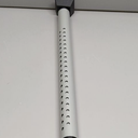 BRINKS Door Security Bar - Adjustable Brinks Door Security Bar for Travel, School, Dorm and Home - Door Jammer for Hinged Doors and Sliding Door Security  Silver (1 Pack)