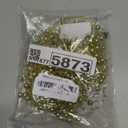 13 Feet Pearl String Spool Roll for Floating Candles Faux Pearls Strands Garland for Vase Filler Wedding Centerpiece Christmas Table Decor (Gold)