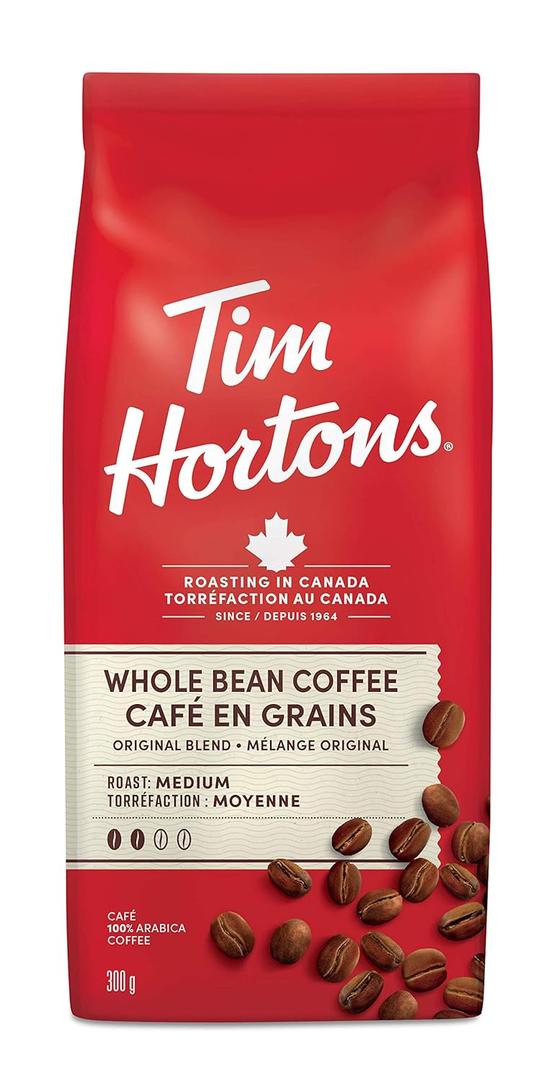 Tim Hortons Whole Bean Original Blend (coffee) (10.6 Ounce (Pack of 1))