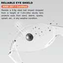 Safety Glasses Men Women 12 pack, Z87 Safety Glasses with Scratch&Impact-Resistant lens, clear safety glasses with Ansi Z87.1 certification for construction, lab, lawnwork,workshop