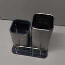 Slot Stainless Steel Knife Block With Drainage, Removable Base For Easy Maintenance