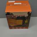 Outdoor Heaters for Patio, Outdoor Heater with Overheat Protection, 3S Fast Heating Portable 1500W Electric Garage Heater, Portable Patio Heaters for Space, Greenhouse (Yellow)