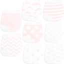 BaeBae Goods Potty Training Underwear for Girls 8 Piece, Absorbent Cotton Baby Toddler Training Pants 12M 2T 3T 4T 5T (Pink)