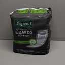 Depend Guards Incontinence Pads for Men, Maximum Absorbency, 52 Count, 