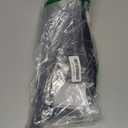 Jetec Open Feather Flag Wall-mounted Flag for Business Open Banner Outdoor with Pole and Ground Stake 11.8 x 40.9 Inch Advertising Double-sided Wall-mounted Sign Flags(Black)