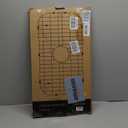 Kitchen Sink Grid 18-7/8" x 13-3/4"- Heavy Duty Kitchen Sink Protector with Built-in Strainer & Center Drain, Non-Slip Rubber Feet & Scratch Resistant Bottom Guard