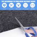 80 * 80 inch Inflatable Hot Tub Mat, Outdoor Indoor, Waterproof Slip-Proof Backing, Absorbent Spa Pool Ground Base Flooring Protector for Hot Tub