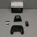 8Bitdo Ultimate 2 Wireless Gaming Controller with TMR Joysticks, Switchable Hall Effect/Tactile Triggers, 8Speed Wireless Tech, Charging Dock, RGB Fire Ring for PC & Android - Black