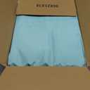 HolidayIdeas Fitted Table Covers for 6 Foot Tables - 72 x 30 Inch - 2 Pack Rectangle Table Clothes Polyester Fabric Table Cover for Folding Table, Parties, Holiday Dinner, Trade Show (Aqua)