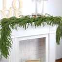 Hananona 12 Pcs Artificial Norfolk Pine Garlands, Real Touch Winter 6 Ft.