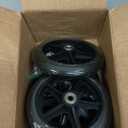 MUXHEL 4 Pcs 6 Inch Walker Wheels Replacement, Solid Wheelchair Front Wheels, Anti-Slip Rollator Replacement Wheels for Wheelchairs, Rollators, Walkers