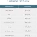 Bare Home Comforter Set - Queen Size - Ultra-Soft - Goose Down Alternative - Premium 1800 Series - All Season Warmth Comforter (Queen, Heathered Dark Blue)