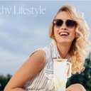 40oz Glass Tumbler, 3 Glass Straws, Natural Lid, Slender Handle, Elevate Your Style, Coffee Cup, Water Bottle, To Go, Reusable, All Natural, No Plastic