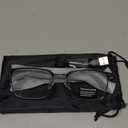 Smart Glasses, Blue Light Blocking Bluetooth Glasses with Open Ear Speaker, Photochromic Sunglasses Lens, Voice Assistant Compatible for Android iPhone