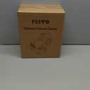 FEPPO Mattress Vacuum Cleaner, 16Kpa Bed Vacuum Cleaner with 253.7nm UV-C Light, 140F Heat, HEPA Filter & Ultrasonic, Versatile Handheld Vacuums for Bed, Sofa, Couch, Crib(Corded, 500W) (White)