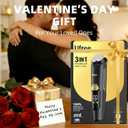 Ufree 3-in-1 Beard Trimmer for Men, Gifts for Men, IPX6 Waterproof Men's Electric Razor Shaver, Hair Mustache Trimmer Professional Clippers, Type-C Body Grooming Kit, Birthday Gifts for Him
