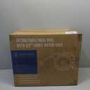 Giraffe Tools AW30 Garden Hose Reel Retractable 1/2" x 100 ft Wall Mounted Water Hose Reel Automatic Rewind, Any Length Lock, 100 ft, Dark Grey (1/2 100FT, Dark Grey)