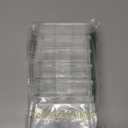 2 Packs Acrylic Mail Organizer Plastic Desk Cash Tray,7 Section Divided Vanity Organize Holder Vertical Letter Sorter for Desktop, Bill, Document, Notebook