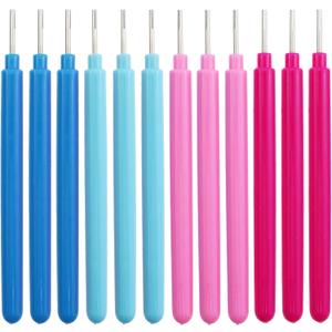 Caishun 12PCS Paper Quilting Tool 105mm Derivative Paper Roller Curling Pen Paper Drill Pen for DIY Crafts Rolled Paper Card Making Tool Paper Pen Instruction Greeting Card Making