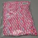 Mermaid Skirts Girls Halloween Pink Fish Tail Costume Elastic Waited Maxi Party Skirts 7-8 Years (Pink)