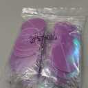 Syhood 10 Pcs Party Decorations Paper Dot Circle Garlands Glitter Streamers Hanging Banner Decor for New Year Baby Shower Wedding Birthday Backdrop Supplies (Iridescent Purple)