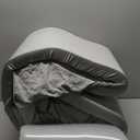 Foam Ball Pit, 47.2"x 13.8" Large Ball Pits for Toddlers, Soft Round Kiddie Baby Playpen Ball Pool for Kids, Ideal Gift for Babies Indoor and Outdoor Game, Grey, (Balls not Included)