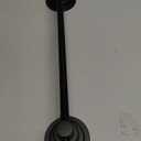 Suction Cup Towel Bar for Shower, 15.75''-25.6'' Adjustable Stainless Steel Towel Holder, Heavy Duty Suction Towel Rack with Powerful Vacuum Adsorption for Bathroom, Kitchen, RV, and Renters (Black)