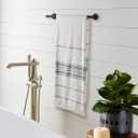 Amerock BH26543ORB | Oil Rubbed Bronze Towel Bar | 18 in (457 mm) Towel Rack | Arrondi | Bathroom Towel Holder | Bathroom Hardware | Bath Accessories