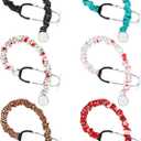 Tondiamo 6 Pieces Stethoscope Cover Scrunchie Elastic Fabric Covers Sleeve Compatible with 6 Styles Stethoscope Neck Wrap for Nurse Doctor