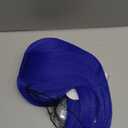 SUKRI Dark Blue Bob Wig With Bangs - Short Straight Bob Bangs Wig, 12Inch Heat Resistant Synthetic Hair, Natural Looking For Daily Party Use