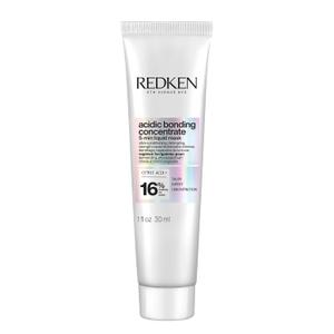 Redken Acidic Bonding Concentrate Hair Mask  Hydrating 5 Minute Liquid Mask, Bond Building & Strengthening, For Dry, Damaged Hair, 1 Fl Oz