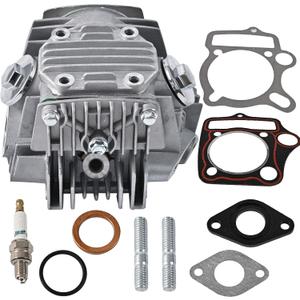 52.4mm Complete Cylinder Head Valves Assembly Replacement for 4 Stroke Chinese TaoTao Coolster ATV 110cc Pit Quad Dirt Bike Go Kart