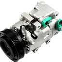 ECCPP AC Compressor 2006-2012 Fit for Hyundai Azera Santa Fe Sonata for Kia Magentis Optima Sorento AC Compressor with Clutch (977012B250 { VS18 })