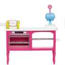 Barbie It Takes Two Baking Set with Malibu Doll and 18 Accessories Including Modelling Dough 3 Colours and Moulds, Children's Toy, from 3 Years, HJY19