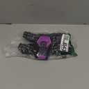 PHOEPET No Pull Dog Harness Medium Reflective Front Clip Vest with Handle, Adjustable 2 Metal Rings 2 Buckles (Purple, S)