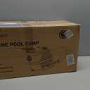 VIVOHOME 1.5 HP 5400 GPH Energy-Saving Above Ground Swimming Pool Pump, 115V 1.5 THP Upgrade Stainless lron Motor Shaft with Strainer Basket, ETL & DOE Certified