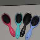 4 Pack Detangling Hair Brush - Air Cushion Detangler Hairbrush with Ultra Soft Bristles for Effortless Tangle Removal For Wet Dry Damaged Curly Fragile Hair for Women Men Boys Girls Adult Kids (Black+Green+Blue+Red)