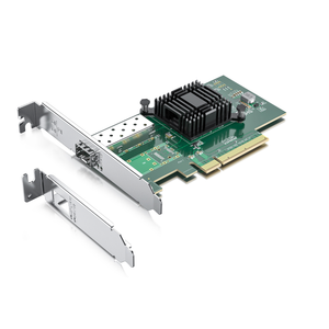 10G Network Card(NIC), Single SFP+ Port, X8 Lane, Intel 82599 Controllers, Compare to Intel X520-DA1