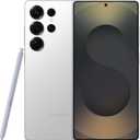 Samsung Galaxy S25 Ultra 512GB AI Smartphone, Unlocked Android, AI Night Mode Camera, Snapdragon 8 Elite Fast Processor, 5000mAh Battery, Built-in S Pen, 2025, UTitanium Whitesilver