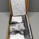 Universal Swivel TV /Table Top TV Stand for 19 to 43 inch TVs with 90 Degree Swivel, 4 Level Height Adjustable, Heavy Duty Tempered Glass Base, Holds up to 99LBS HT02B-001, Black