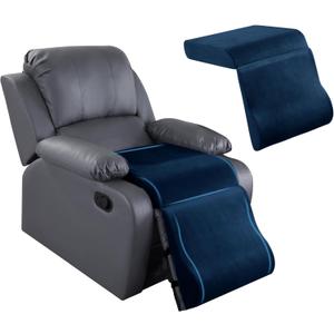 HOMBYS Foam Recliner Cushion with Leg Pillow for Elderly Large Square Seat Cushion Wave Shape Footrest Extender for Armchairs Couch, Thick & Supportive, Non-Slip Design 