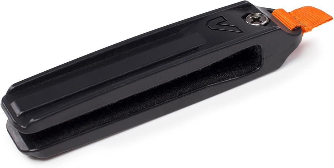 Gruv Gear Fump Bridge-Side Dampener / Muter with No Palm Pressure & Instant Mounting for 4-5 String Electric Bass Guitar - Short, Crisp Notes for Old-School Tone - Black - Pack of 1