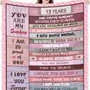 Sweet 13th Birthday Gifts for Girls Blanket 60"x50", Sweet 13 Gifts for Girls - Best 13th Birthday Gift Ideas - Funny Gift for 13-Year-Old Girl - 13th Bday Party Decorations for Women Blankets