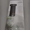 Homedics SereneScent Mini Fabric Rechargeable Waterless Diffuser, Cordless Aromatherapy Device, Use with SereneScent Oil 15ml (Sold Separately), Adjustable Mist Intensity & Ambient Light, Charcoal